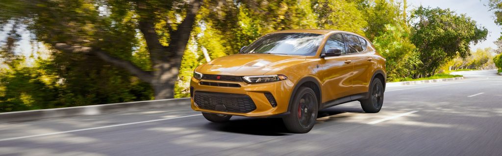 Yellow 2024 Dodge Hornet