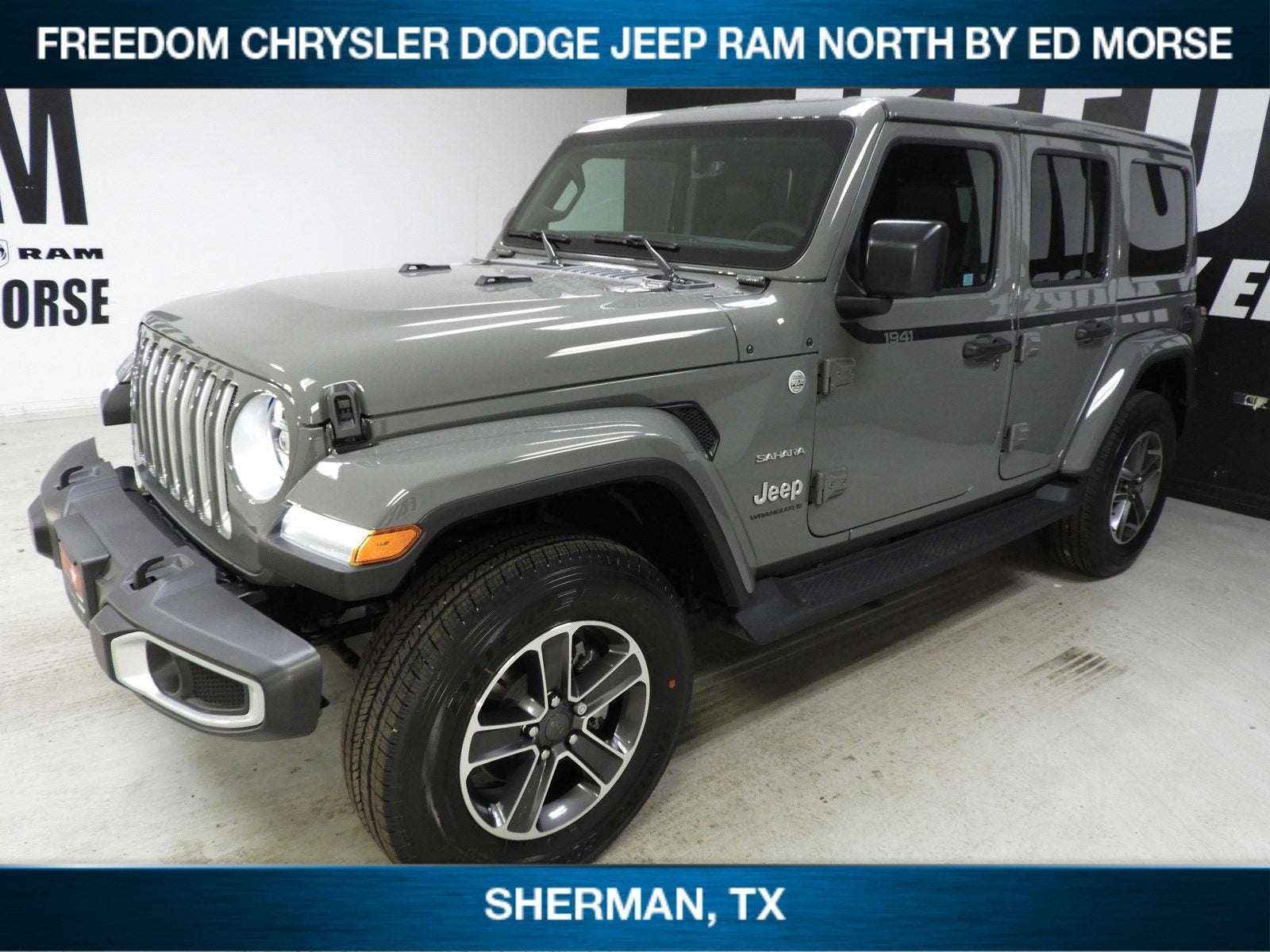 2023 Jeep WRANGLER 4-DOOR SAHARA 4X4 Sherman TX | Freedom Chrysler Dodge  Jeep Ram North By Ed Morse 1C4HJXEN3PW567498