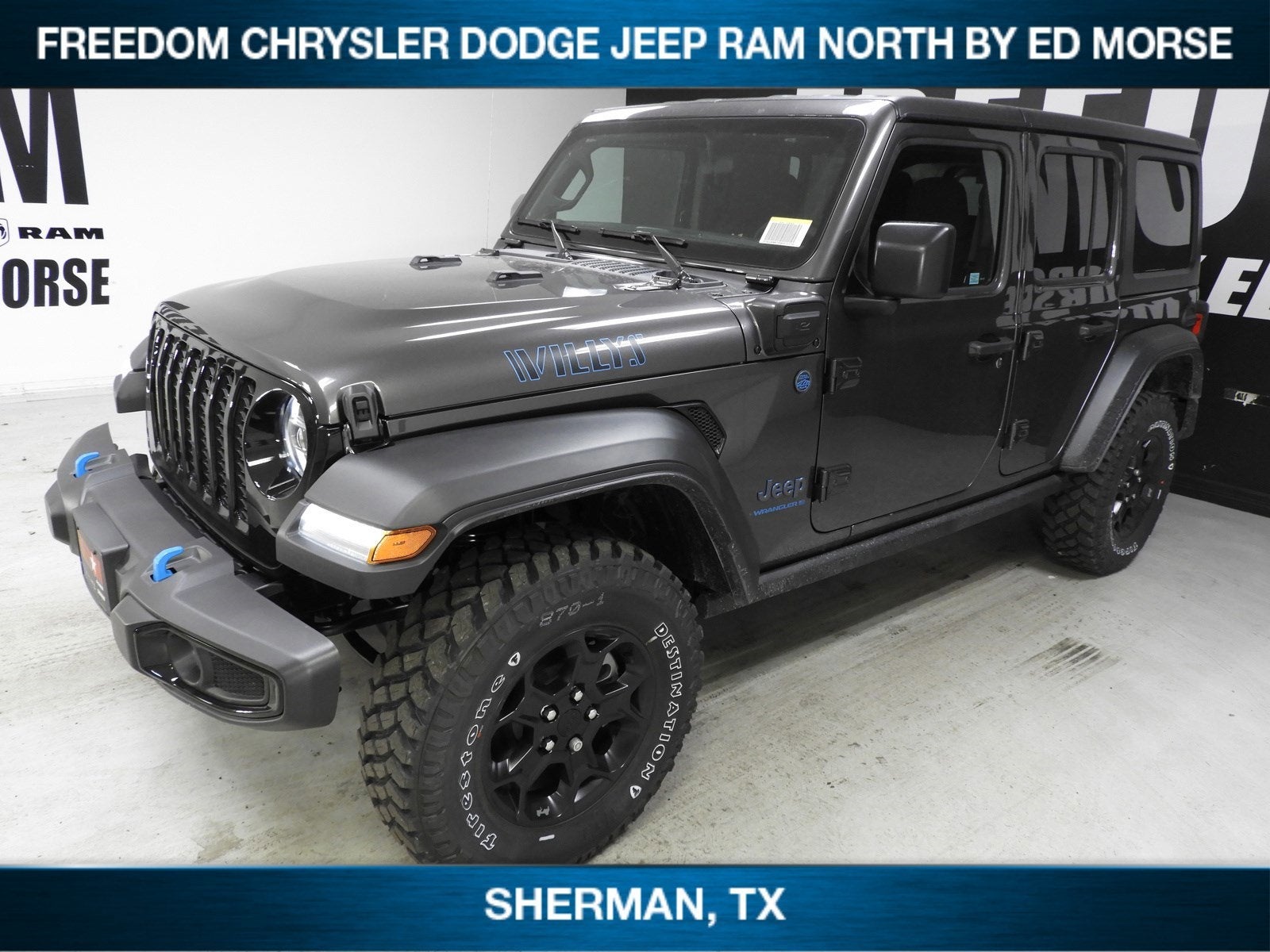 2023 Jeep Wrangler WILLYS 4xe Sherman TX | Freedom Chrysler Dodge Jeep Ram  North By Ed Morse 1C4JJXN67PW611173