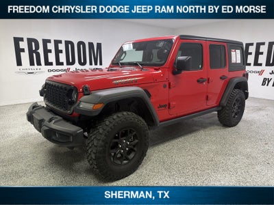 2025 Jeep Wrangler 4-Door Willys 4x4