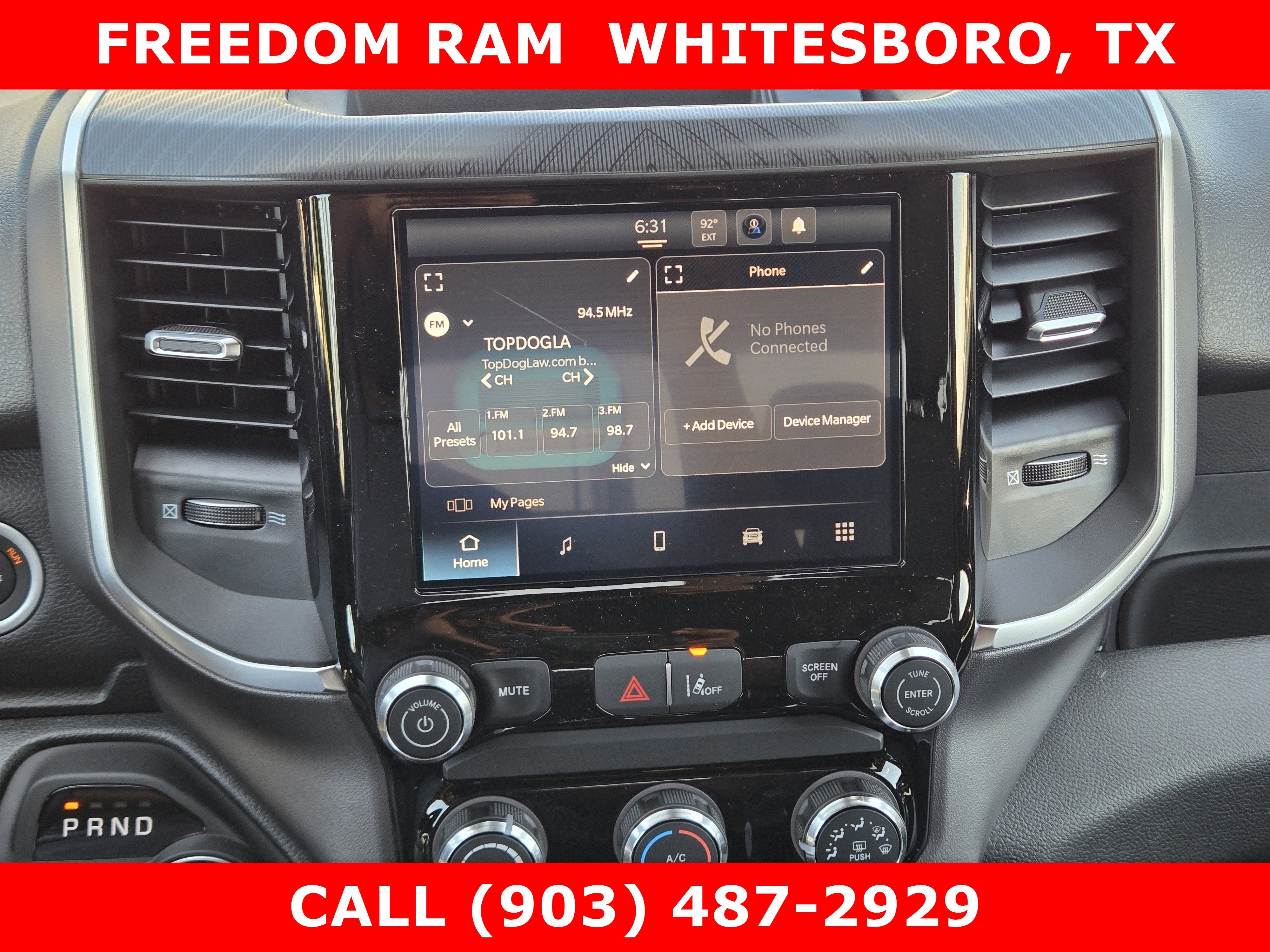 2026 RAM Ram 1500 RAM 1500 BIG HORN CREW CAB 4X2 5'7' BOX