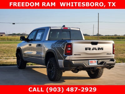 2026 RAM Ram 1500 RAM 1500 REBEL CREW CAB 4X4 5'7' BOX