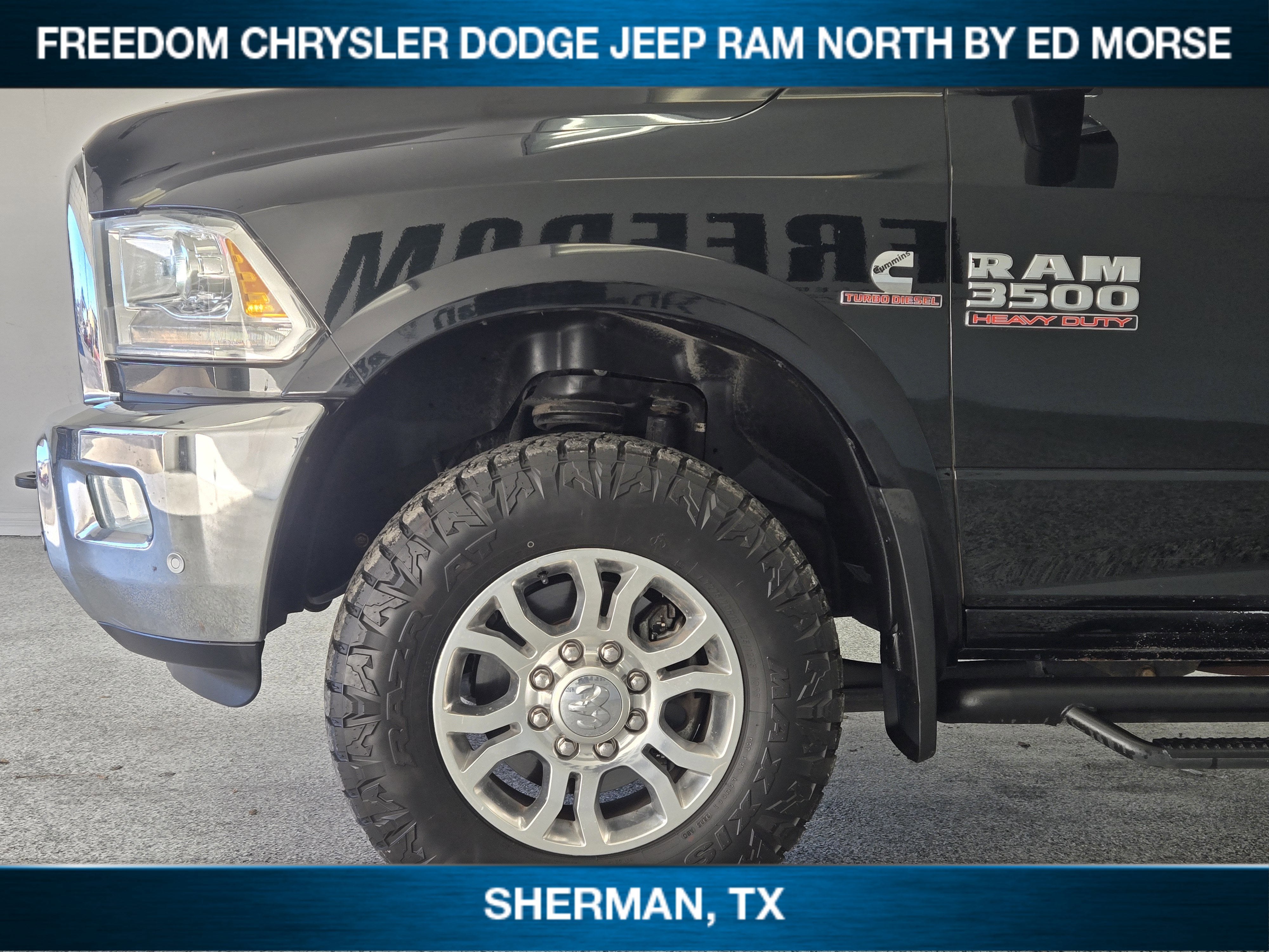 2017 RAM 3500 Laramie Mega Cab 4x4 6'4' Box