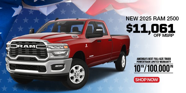Memorial Day Sale 2025 RAM 2500