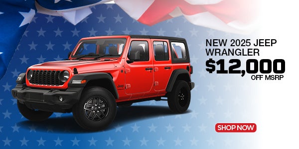 Memorial Day Sale 2025 Jeep Wrangler