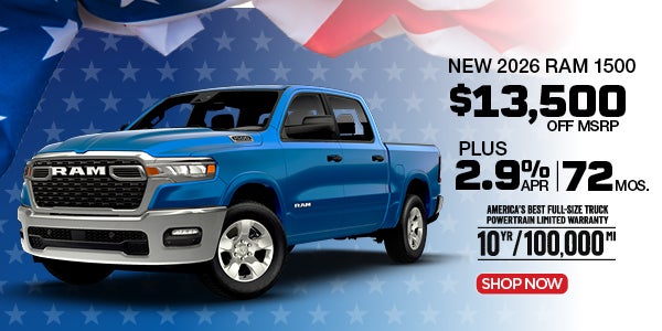 Memorial Day Special 2026 RAM 1500